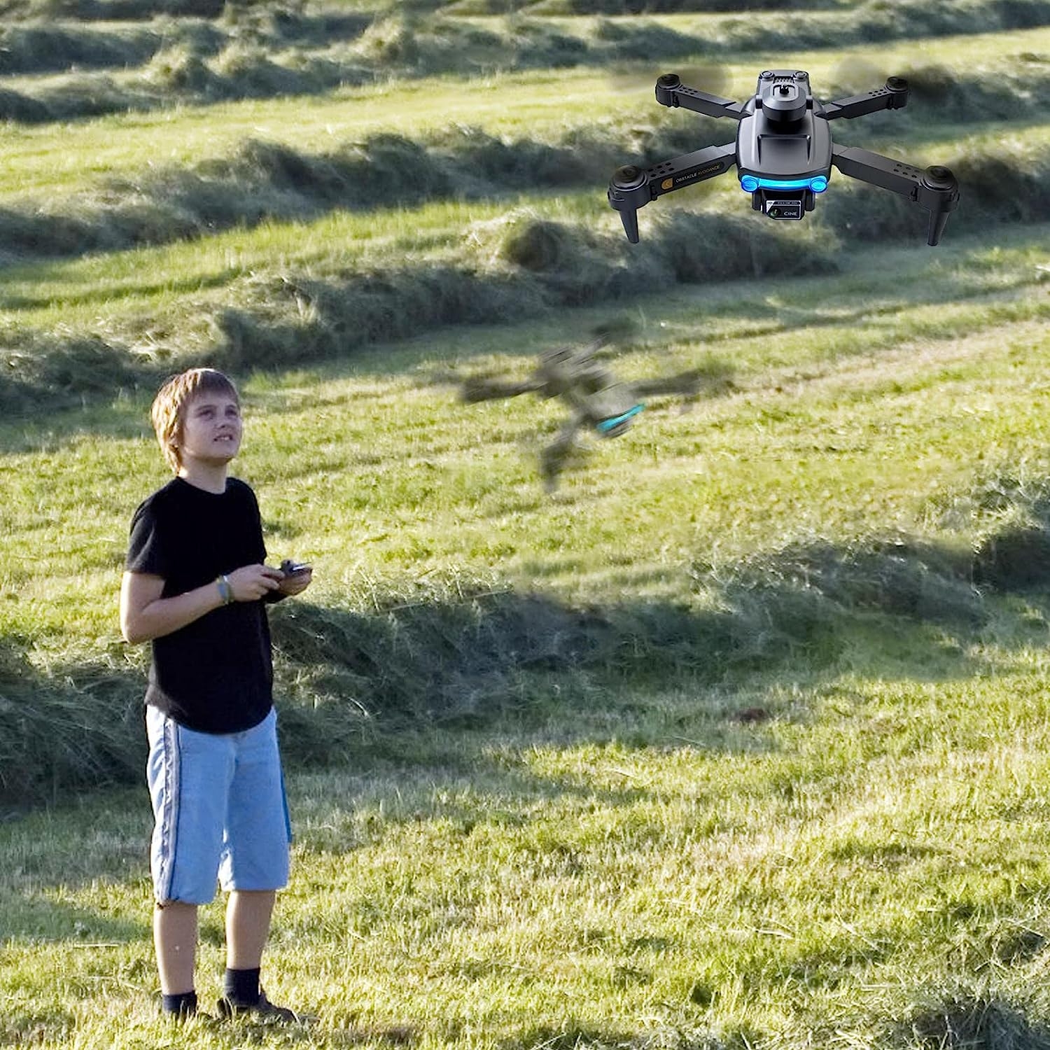 M5 Mini Drone,360° Flip Camera Kids Drone with 4K Dual Camera | Quadcopter for Beginners, Headless Mode, Waypoints Functions, - Image 2