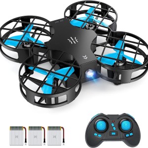 UranHub Mini Drone for Kids, RC Beginner Drone Indoor Quadcopter Helicopter with Altitude Hold, Headless Mode, 3D Flip, Speed