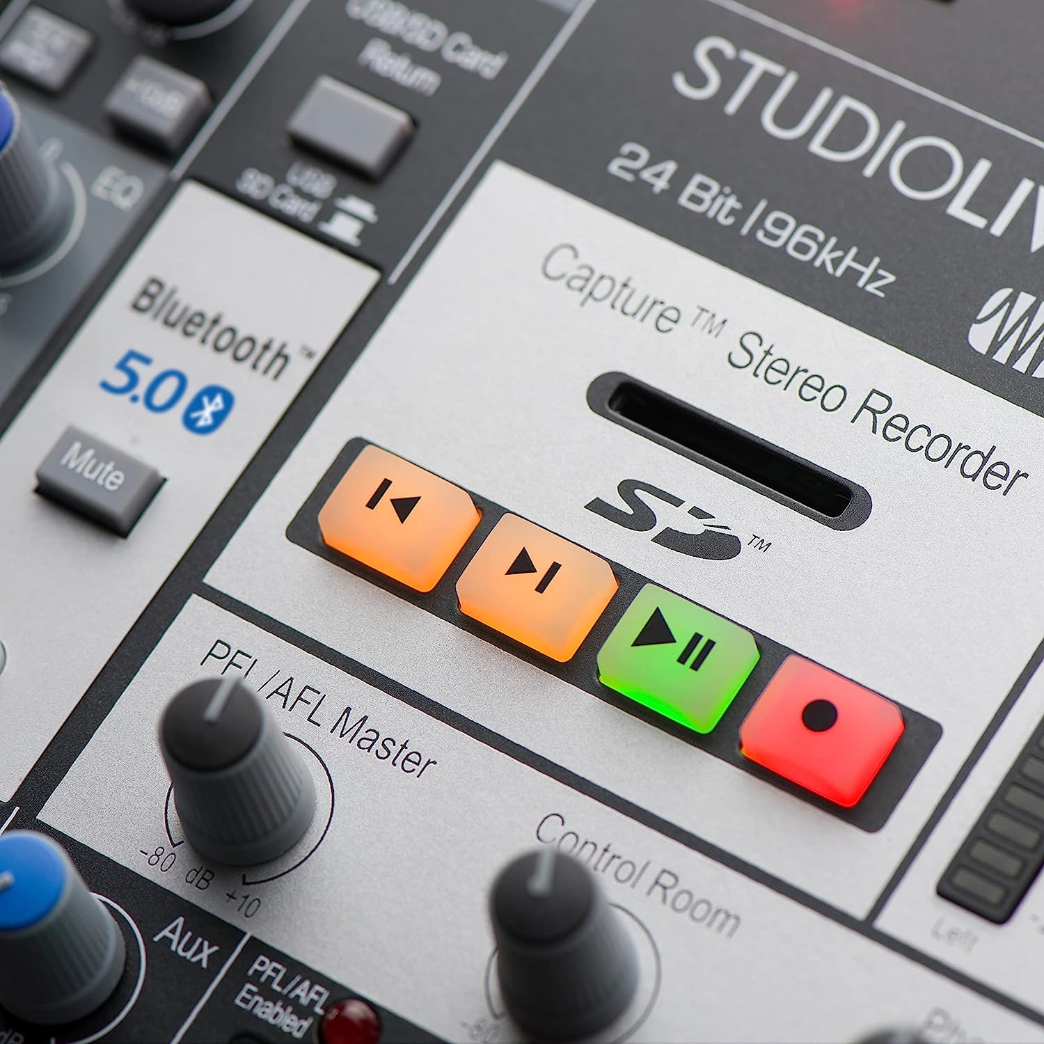 PreSonus StudioLive AR12c 14-Channel USB-C Hybrid Digital/Analog Performance Mixer, Unpowered - Image 14