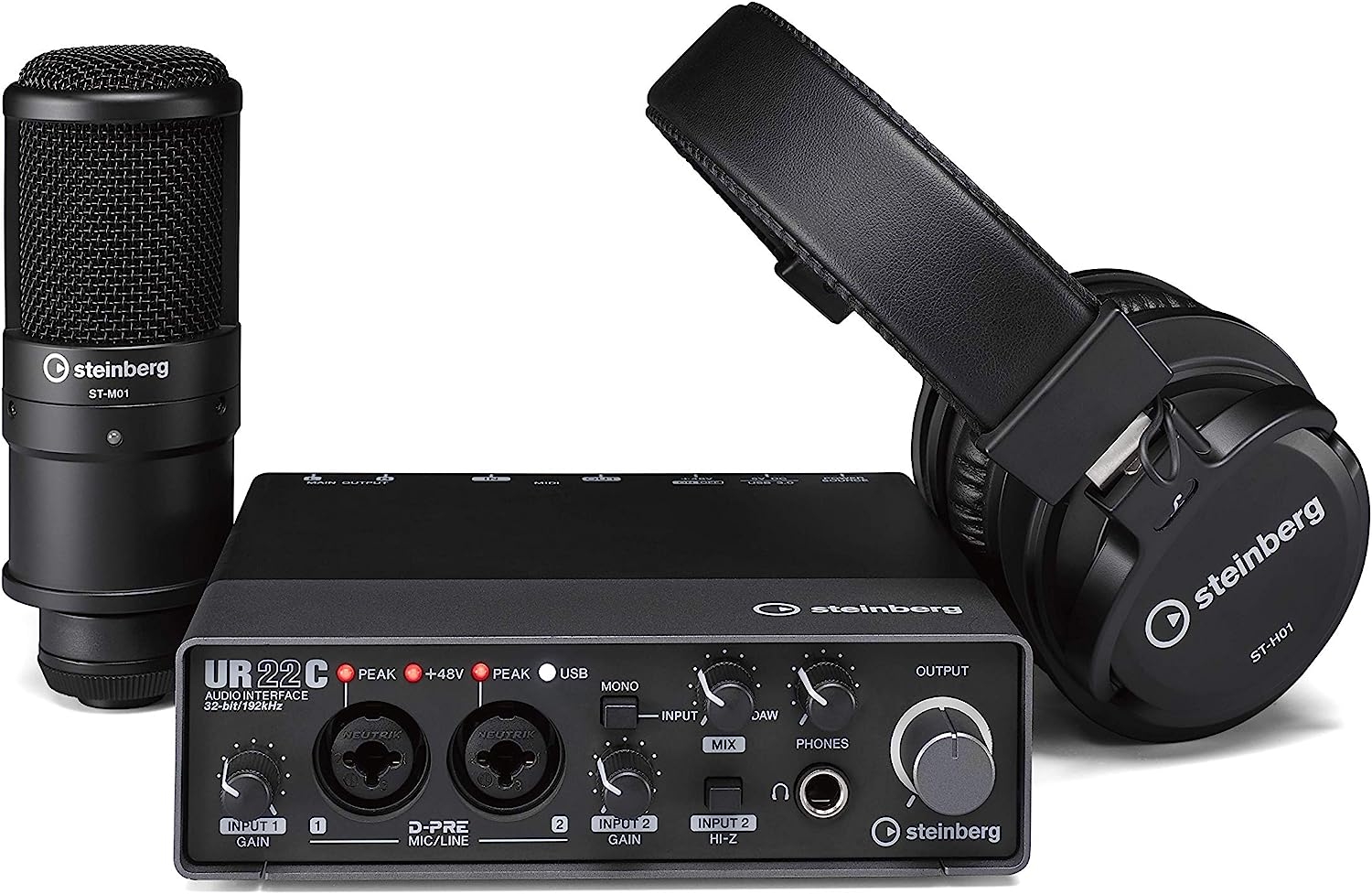 Steinberg UR24C 2x4 USB 3.0 Audio Interface with Cubase AI and Cubasis LE