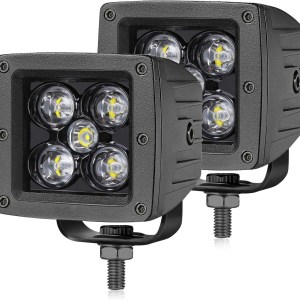 LED Cubes, Auto Power Plus 2Pcs 50W 3 Inch LED Pods Off Road Driving Lights Square LED Work Light Spot LED Cube Lights LED Light