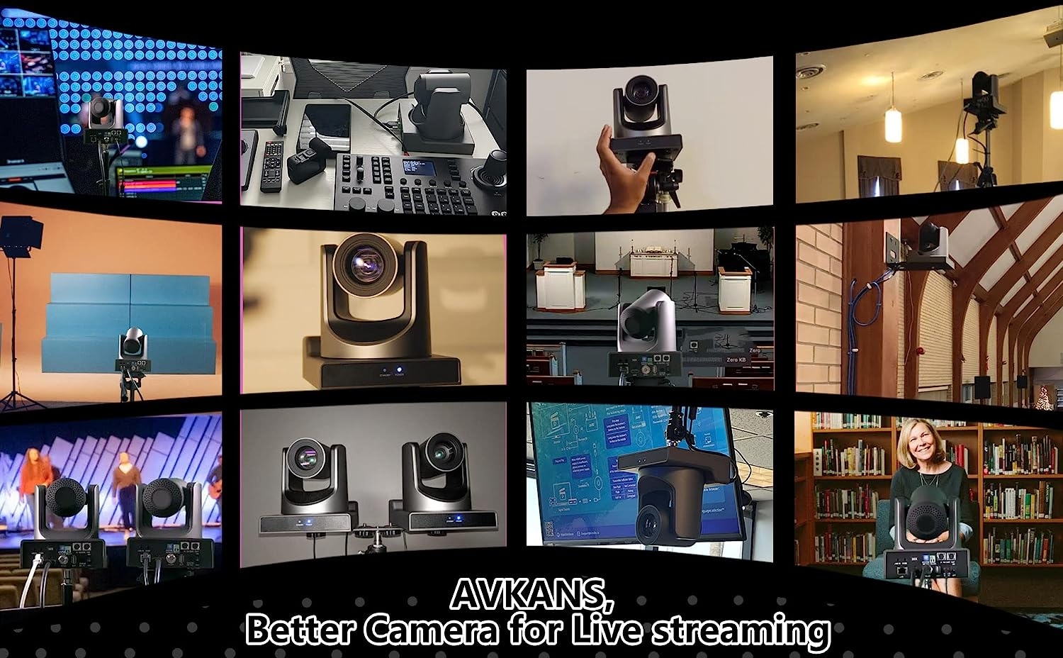 AVKANS 30X SDI PTZ Camera with IP Joystick Controller Package - 2 pcs 20X HDMI SDI PTZ Camera with 1 pcs Super Joystick - Image 6