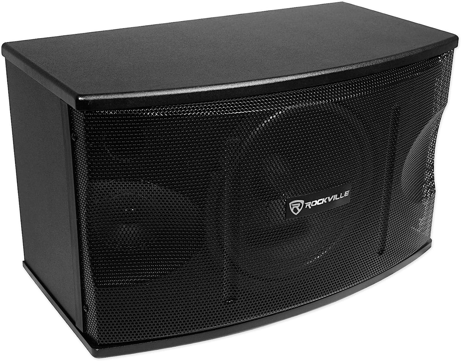 Rockville Pair KPS10 10" 3-Way 1200 Watt Karaoke Speakers+Wall Brackets/MDF, Black - Image 11