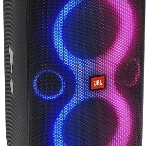 JBL PARTYBOX110JN Bluetooth Speaker, Wireless, IPX4, Microphone Input, Guitar Input, Black
