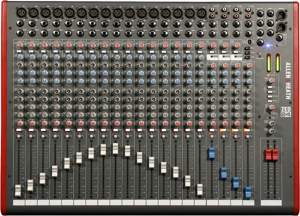 Allen & Heath ZED-24-24-Channel Touring Quality Mixer with USB I/O (AH ...