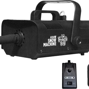 Froggy's Fog Pro Snow Machine, 2022 Model Snow Making Machine with Wireless Control and Completely Variable Output Flake Size,
