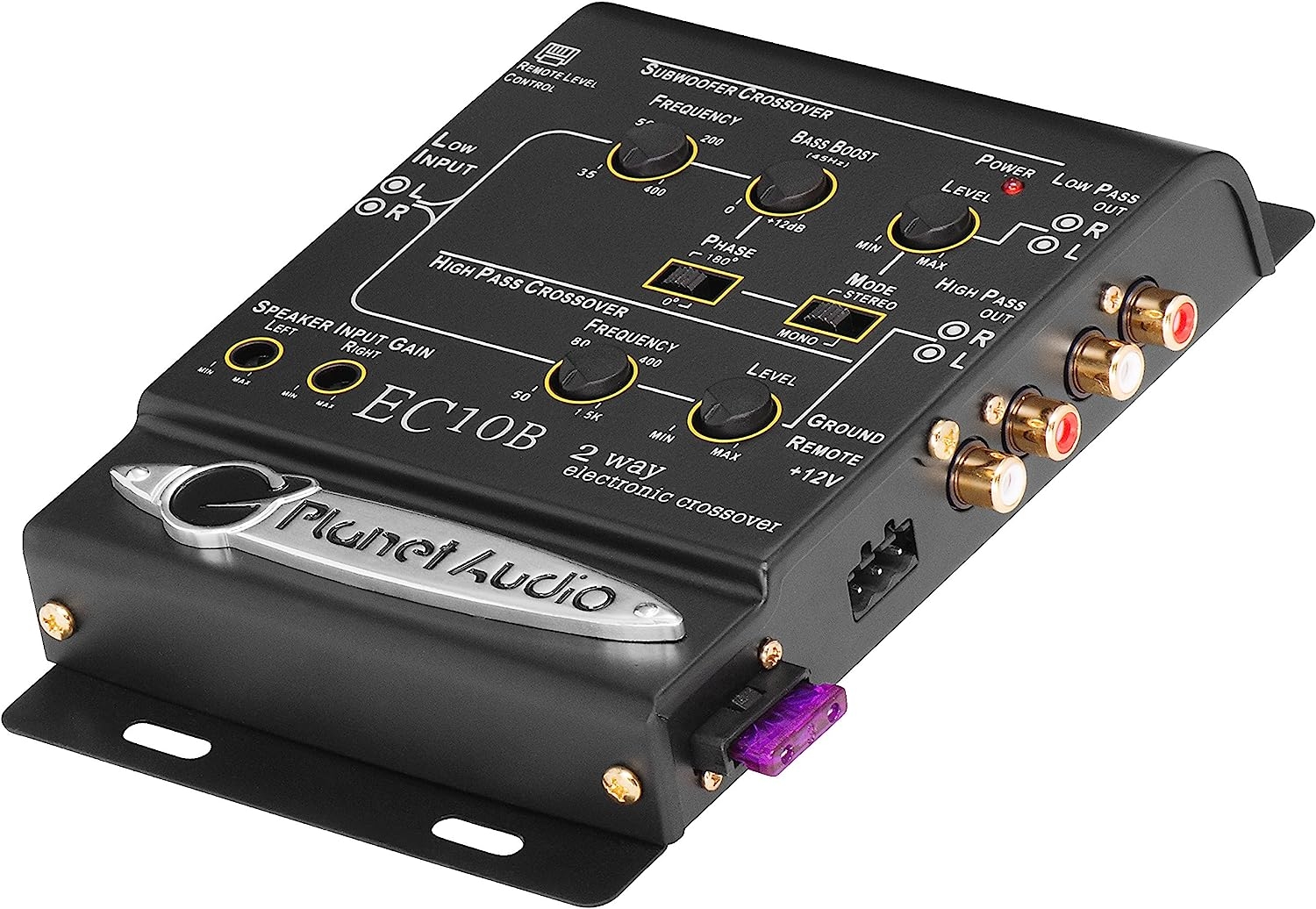 Planet Audio PEQ15 5 Band Pre-Amp Car Audio Equalizer - Half Din, Subwoofer Output with Adjustable Filter, Fixed Bands, Remote - Image 10