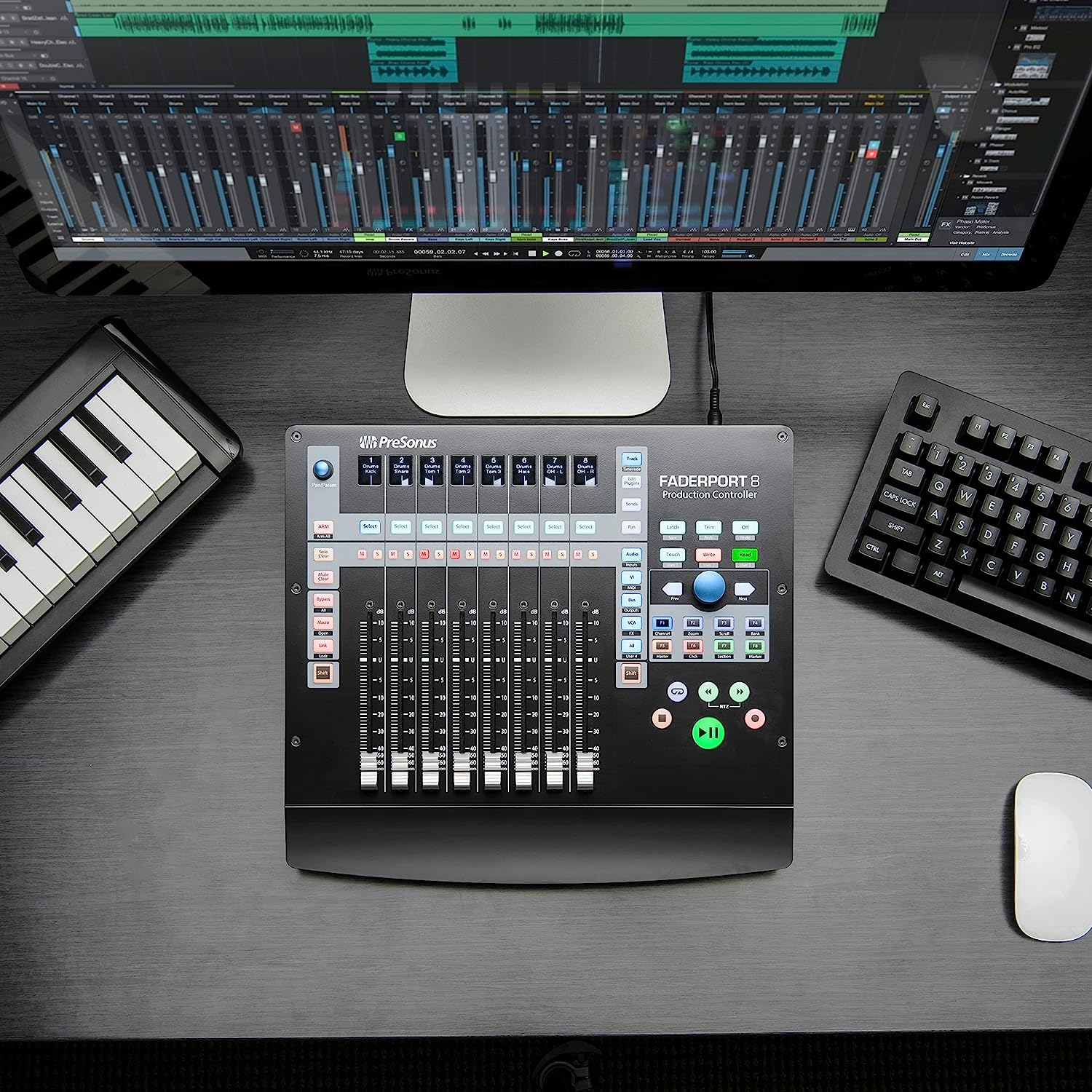 Presonus Faderport8 FADERPORT 8 8-Channel Mix Production Controller - Image 11