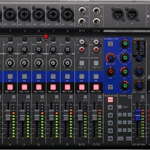 Zoom LiveTrak L-12 Digital Mixer & Multitrack Recorder, for Music, Podcasting, and More, 12-Input/ 14-Channel SD Recorder,