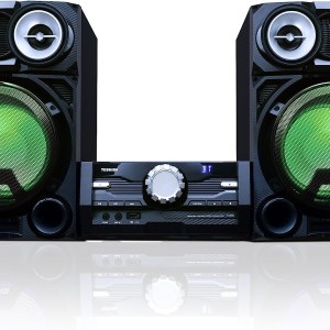 Toshiba TY-ASW8000 800 Watt Bluetooth Stereo Sound System: Wireless Mini Component Home Speaker System with LED Lights