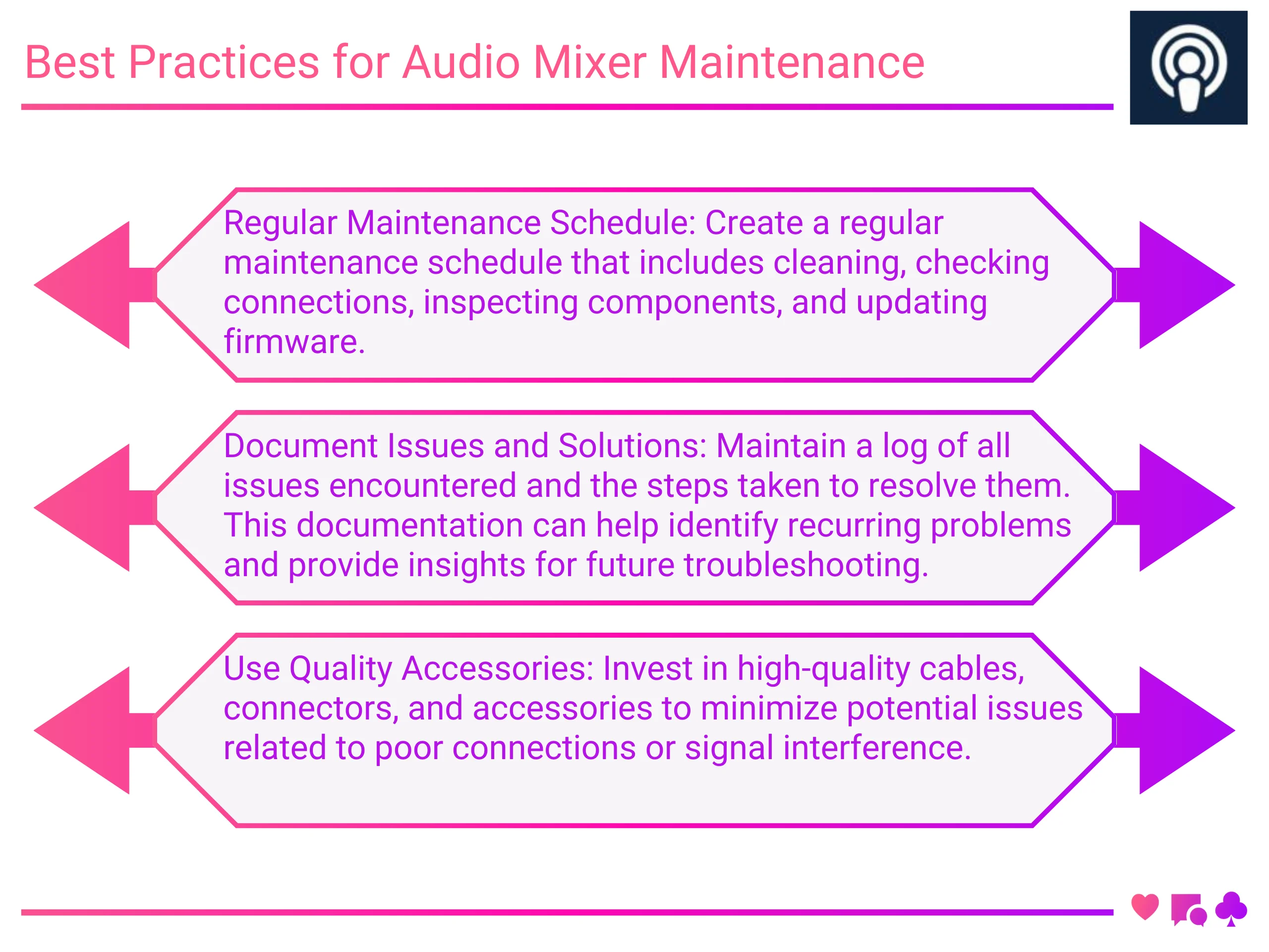 Best Practices for Audio Mixer Maintenance