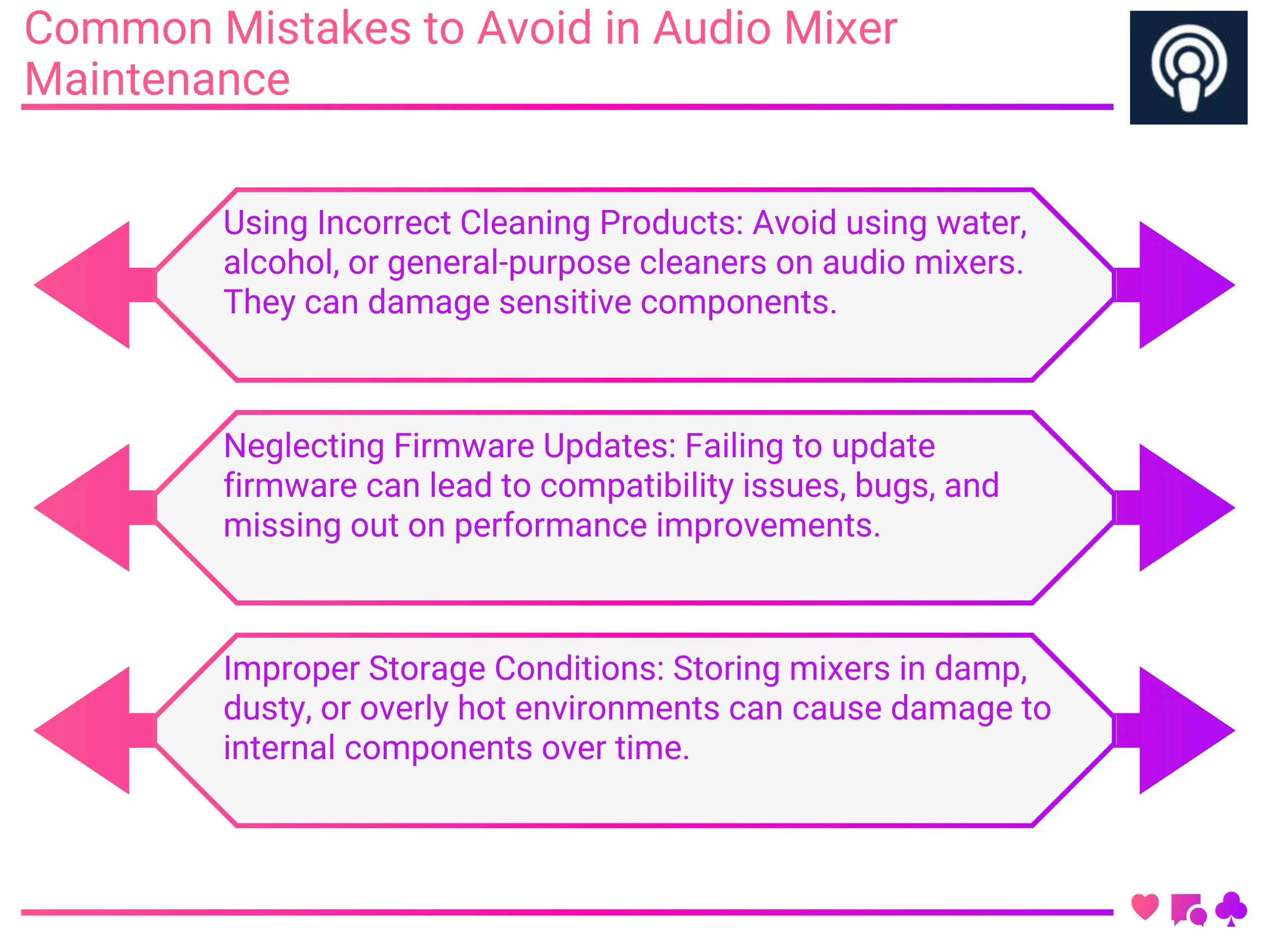 Common Mistakes to Avoid in Audio Mixer Maintenance