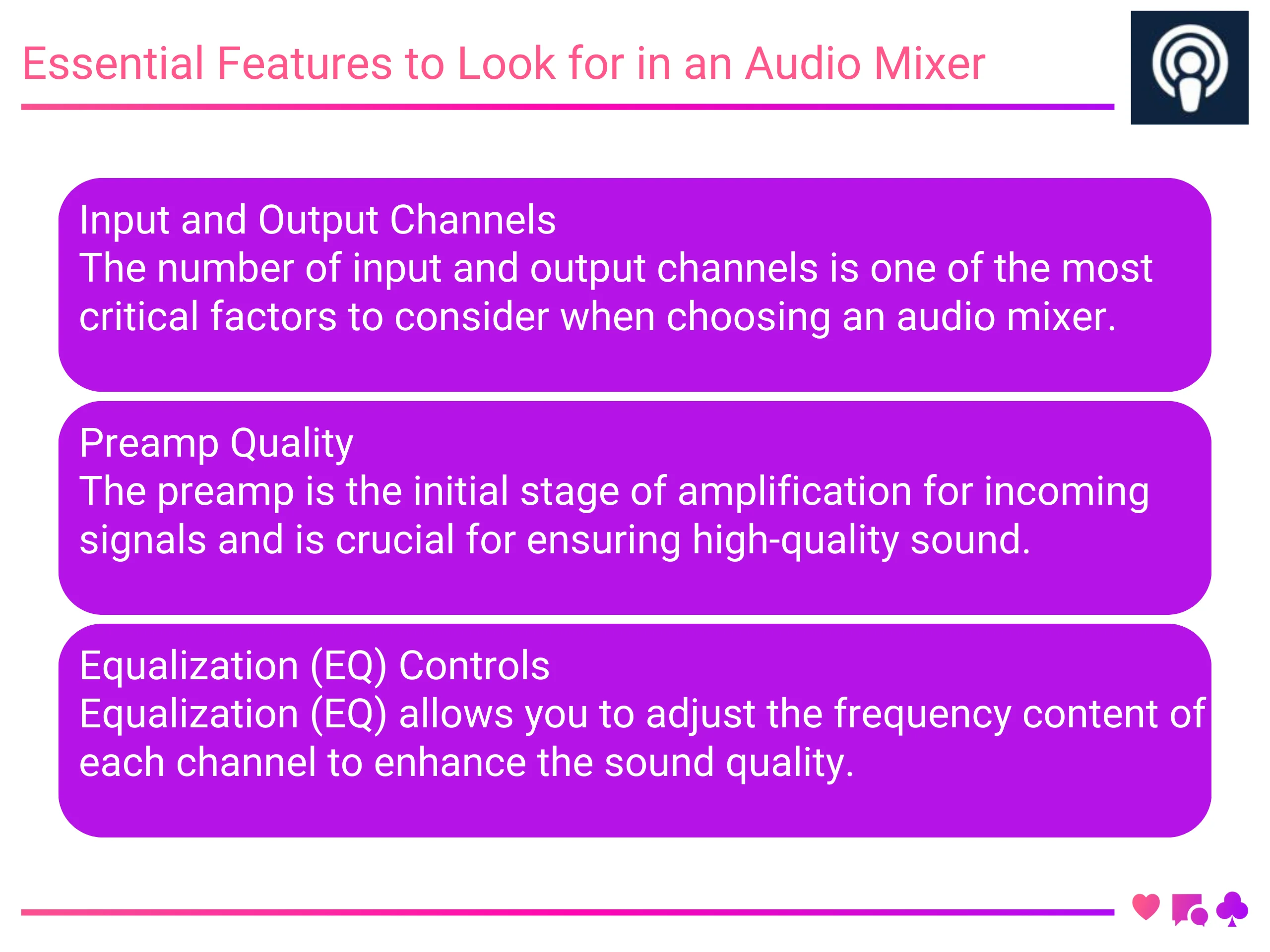 Essential Features to Look for in an Audio Mixer