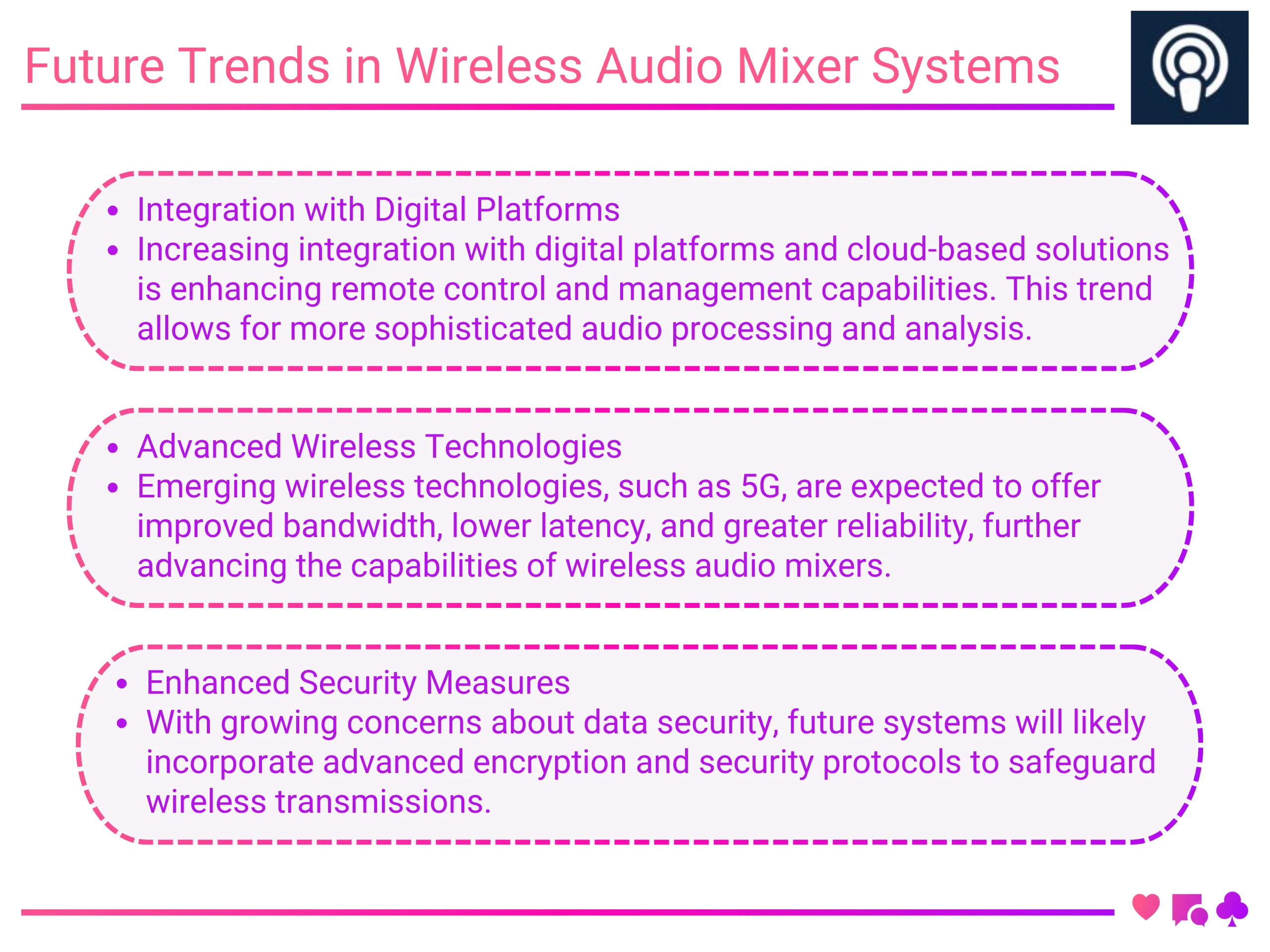 Future Trends in Wireless Audio Mixer Systems