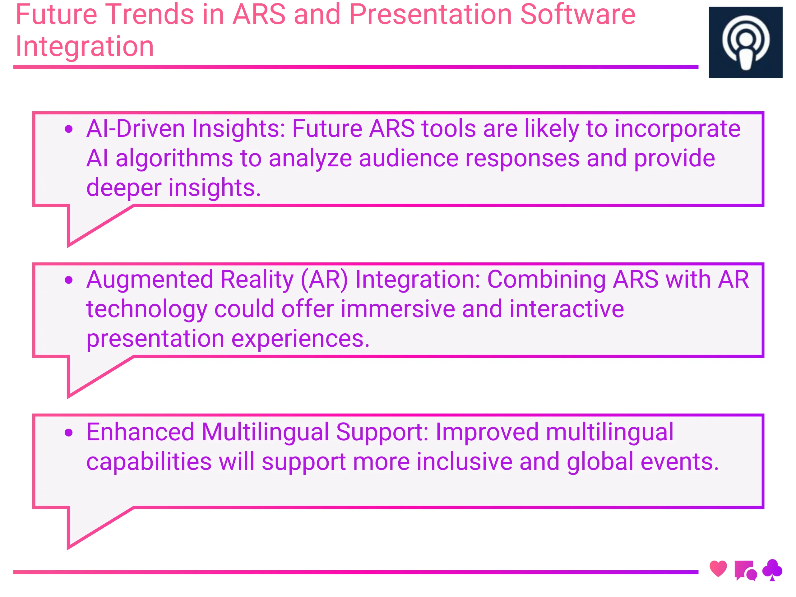 Future Trends in ARS and Presentation Software Integration