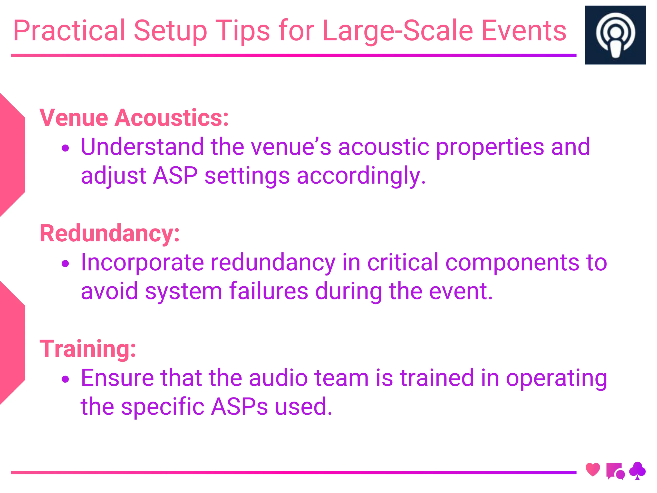 Practical Setup Tips for Large-Scale Events