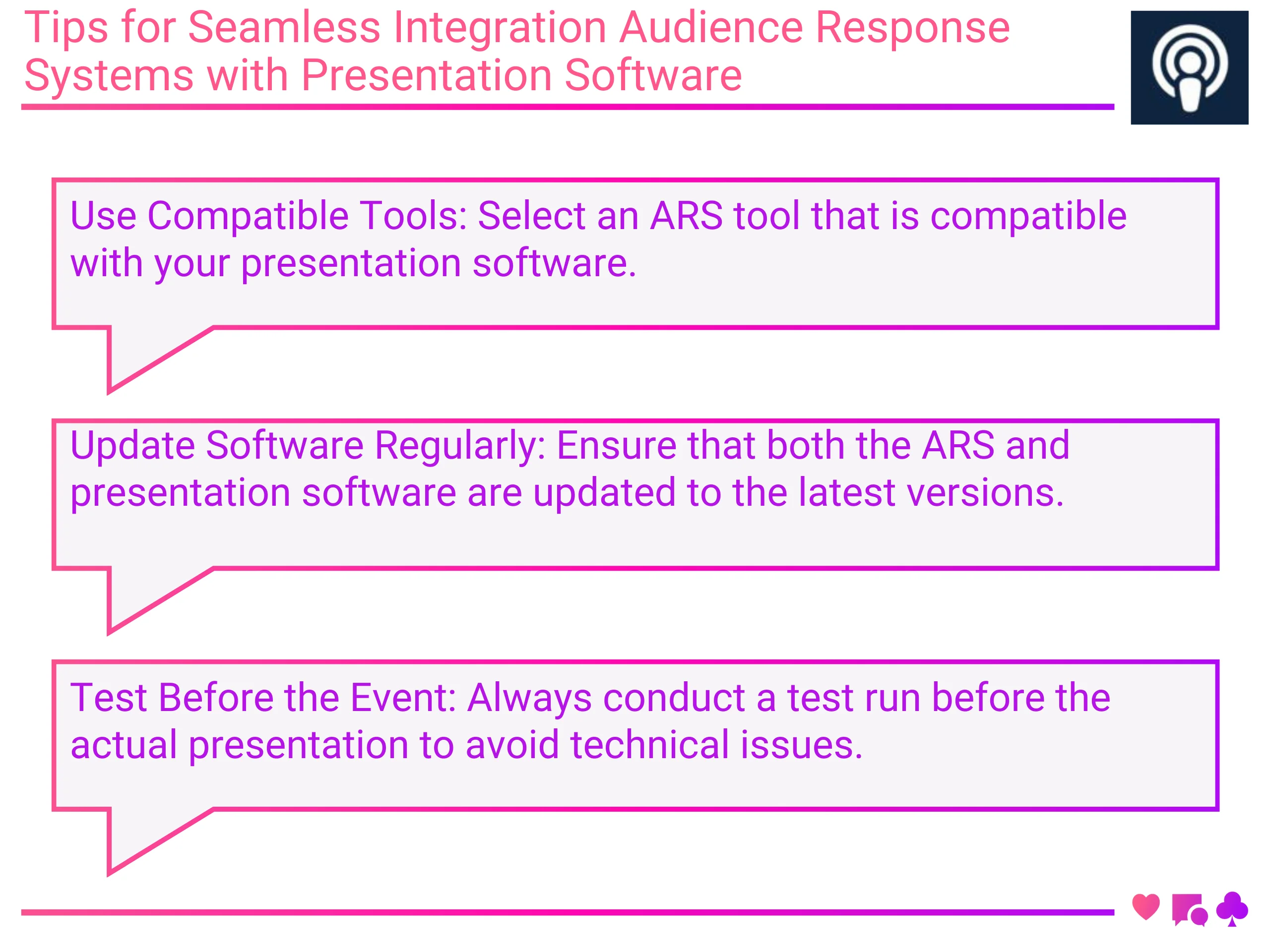 Tips for Seamless Integration Audience Response Systems with Presentation Software