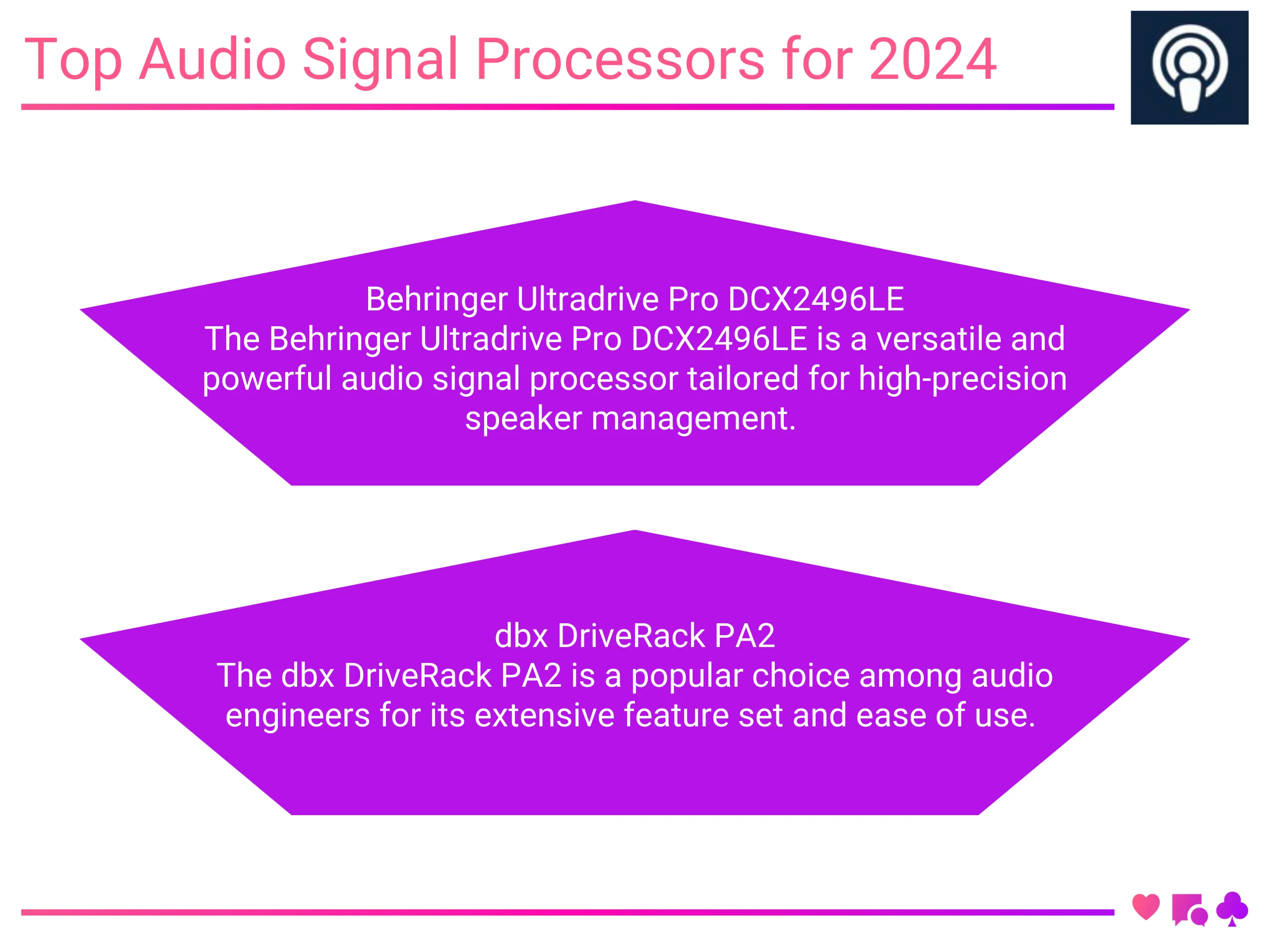 Top Audio Signal Processors for 2024 Top Audio Signal Processors for 2024