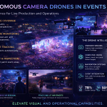 Autonomous Camera Drones in Events: Aerial Intelligence for Live Production and Operations