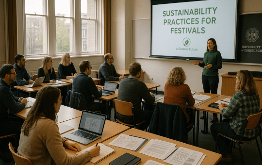 AGF and Edinburgh University launch sustainable event training