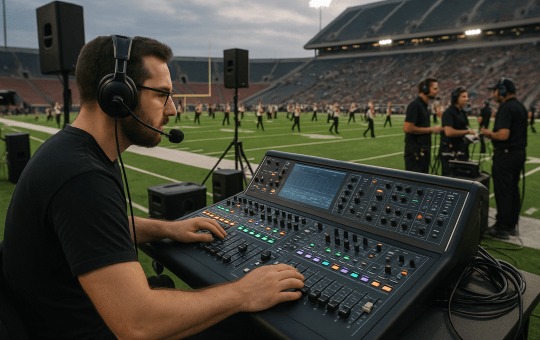 Allen & Heath SQ console supports complex field audio for Sacramento Mandarins