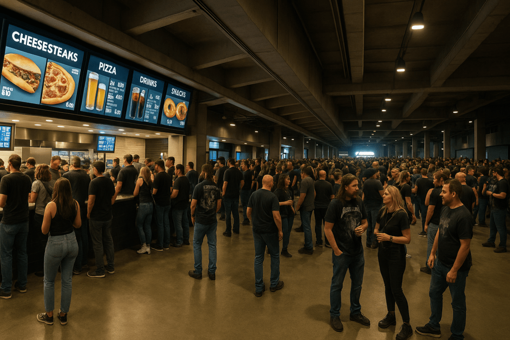 Hospitality group tests artist-inspired concert menus at Toronto stadium