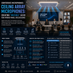 Ceiling Array Microphones: Creating “Invisible” Audio for Hybrid Panel Discussions