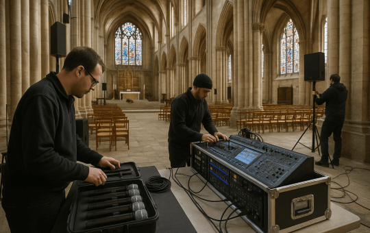 SpectraLogic wireless system supports audio for Archbishop of Canterbury installation