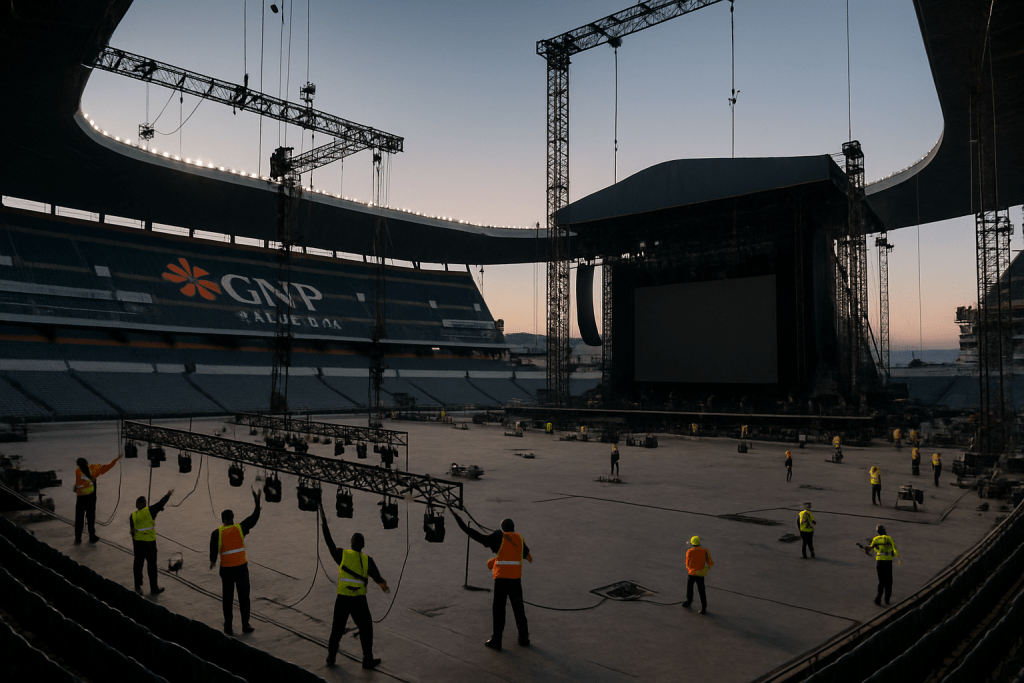 OCESA unveils high-spec residency stage at GNP Seguros Stadium