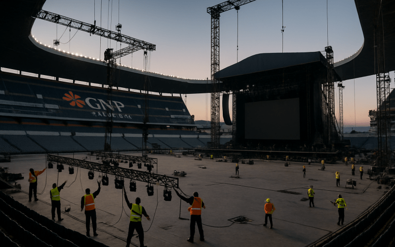 OCESA unveils high-spec residency stage at GNP Seguros Stadium