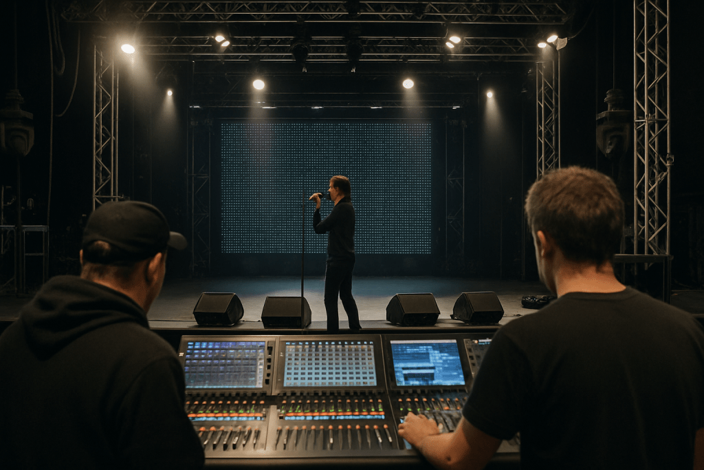 Spectera handheld microphone system tested on Vanessa Paradis tour