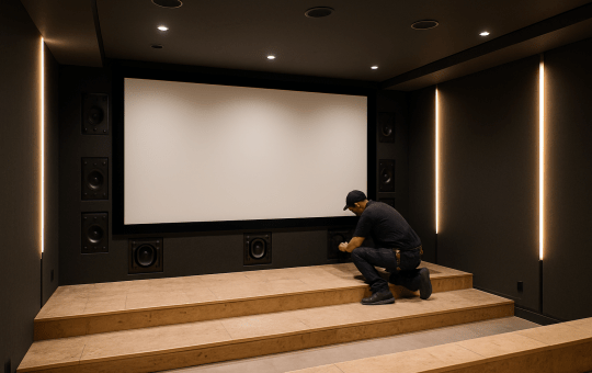 Blue Rocket Solutions completes Canada’s first L-Acoustics home theater in Muskoka estate