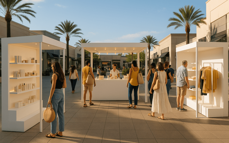 Immersive eyewear pop-up uses experiential design to showcase summer collection in Los Angeles