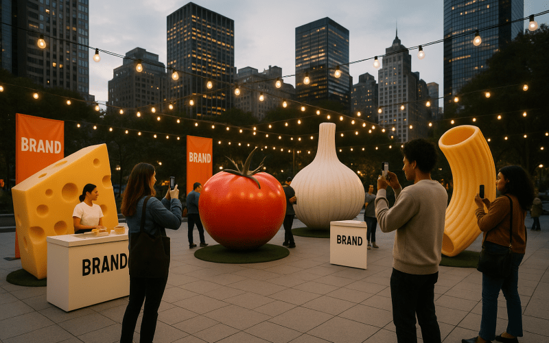 Immersive food installations support sweetgreen’s latest menu launch