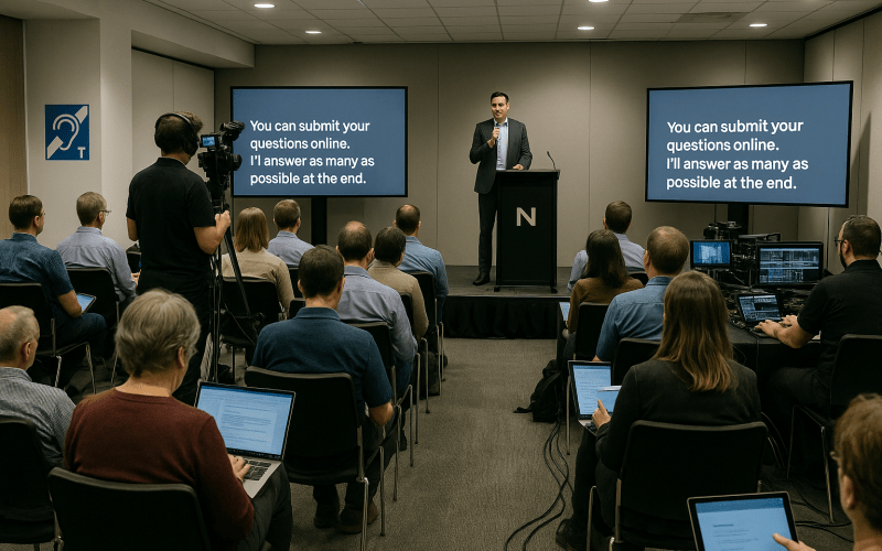 Present Communications expands accessible event technology offer