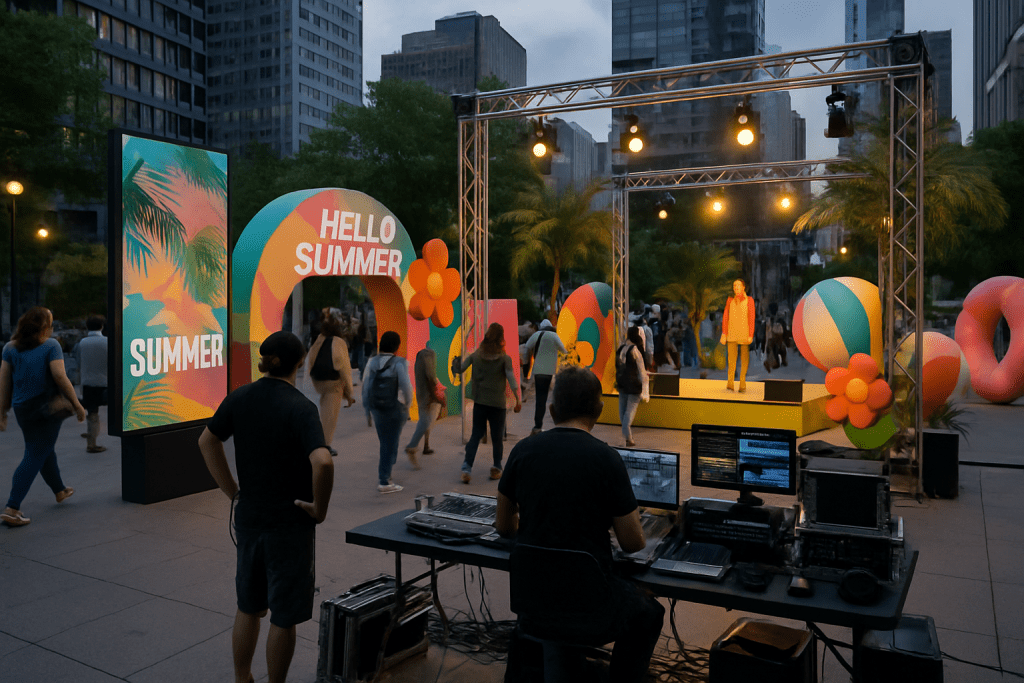 Summer-themed brand activations highlight evolving experiential event strategies