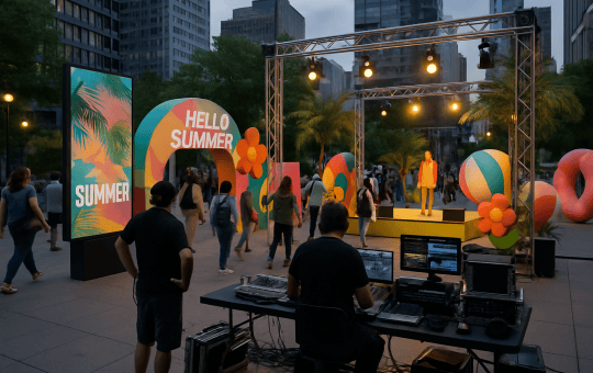 Summer-themed brand activations highlight evolving experiential event strategies