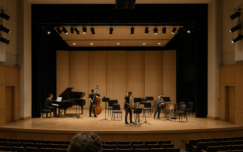Retractable L-Acoustics K3i system modernizes audio at FSU’s Ruby Diamond Concert Hall