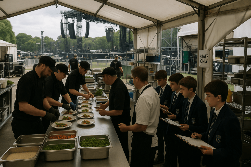 Students Design Backstage Catering Menu for BST Hyde Park
