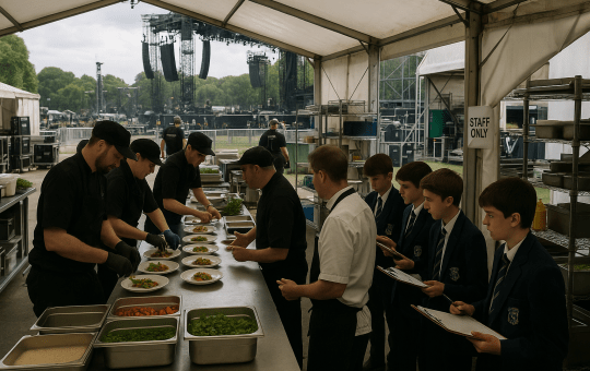 Students Design Backstage Catering Menu for BST Hyde Park