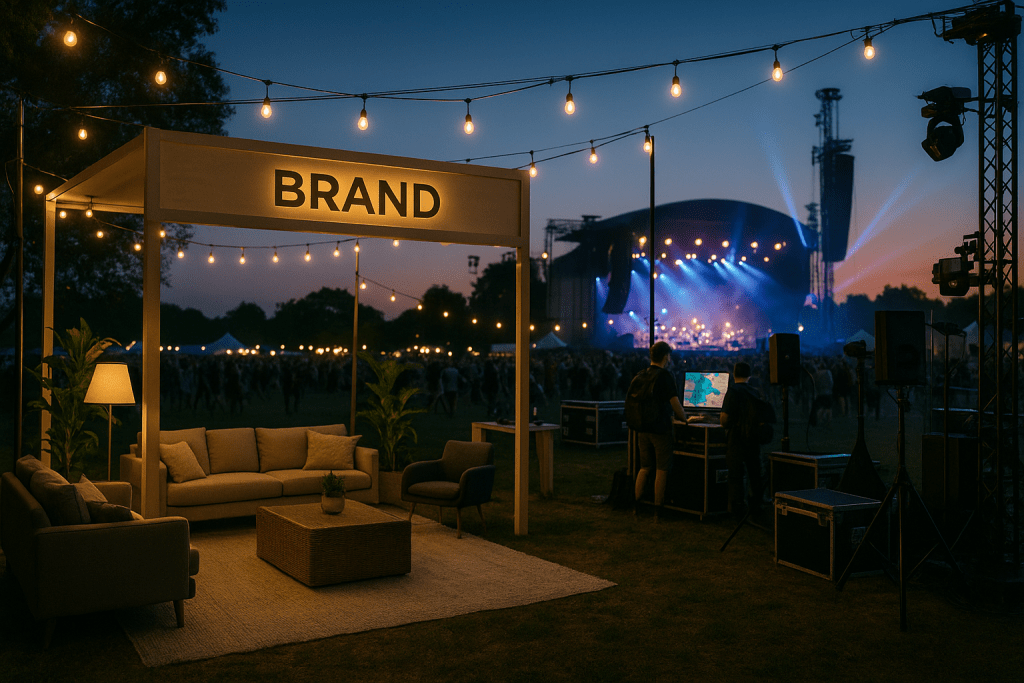 Fashion brand expands presence at music festivals with experiential activations