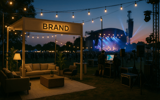 Fashion brand expands presence at music festivals with experiential activations