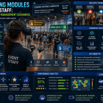 VR Training Modules for Event Staff: Simulating Crowd Management Scenarios