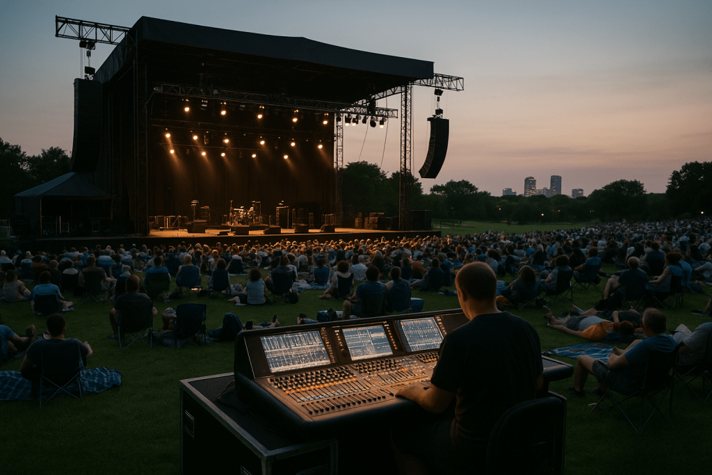 Highmark Mann upgrades lawn audio with compact L-Acoustics L2D arrays