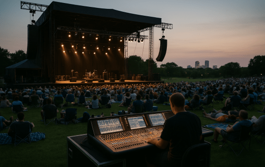 Highmark Mann upgrades lawn audio with compact L-Acoustics L2D arrays