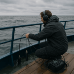 Field recordist captures humpback whale songs with immersive audio techniques