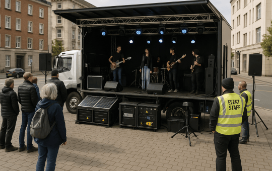 The Stage Bus expands sustainable mobile staging offer