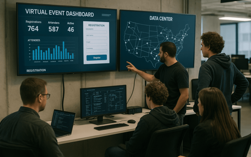 Virtual event security risks start at the hosting layer
