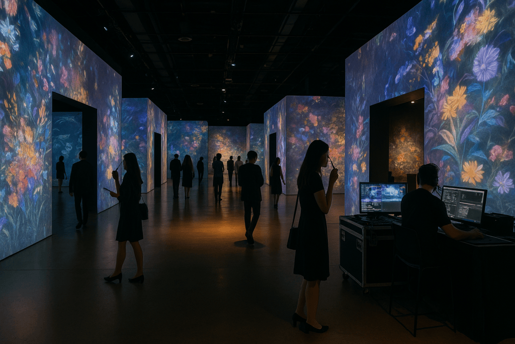 Fragrance launch turns Las Vegas digital art museum into multisensory brand experience