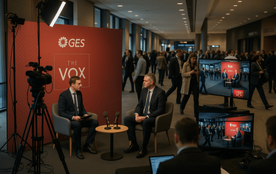 GES to Host Live Broadcast Studio at AEO Conference